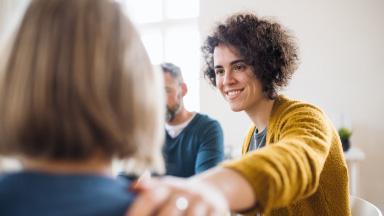 professionelle Hilfe bei einem Psychotherapeuten
