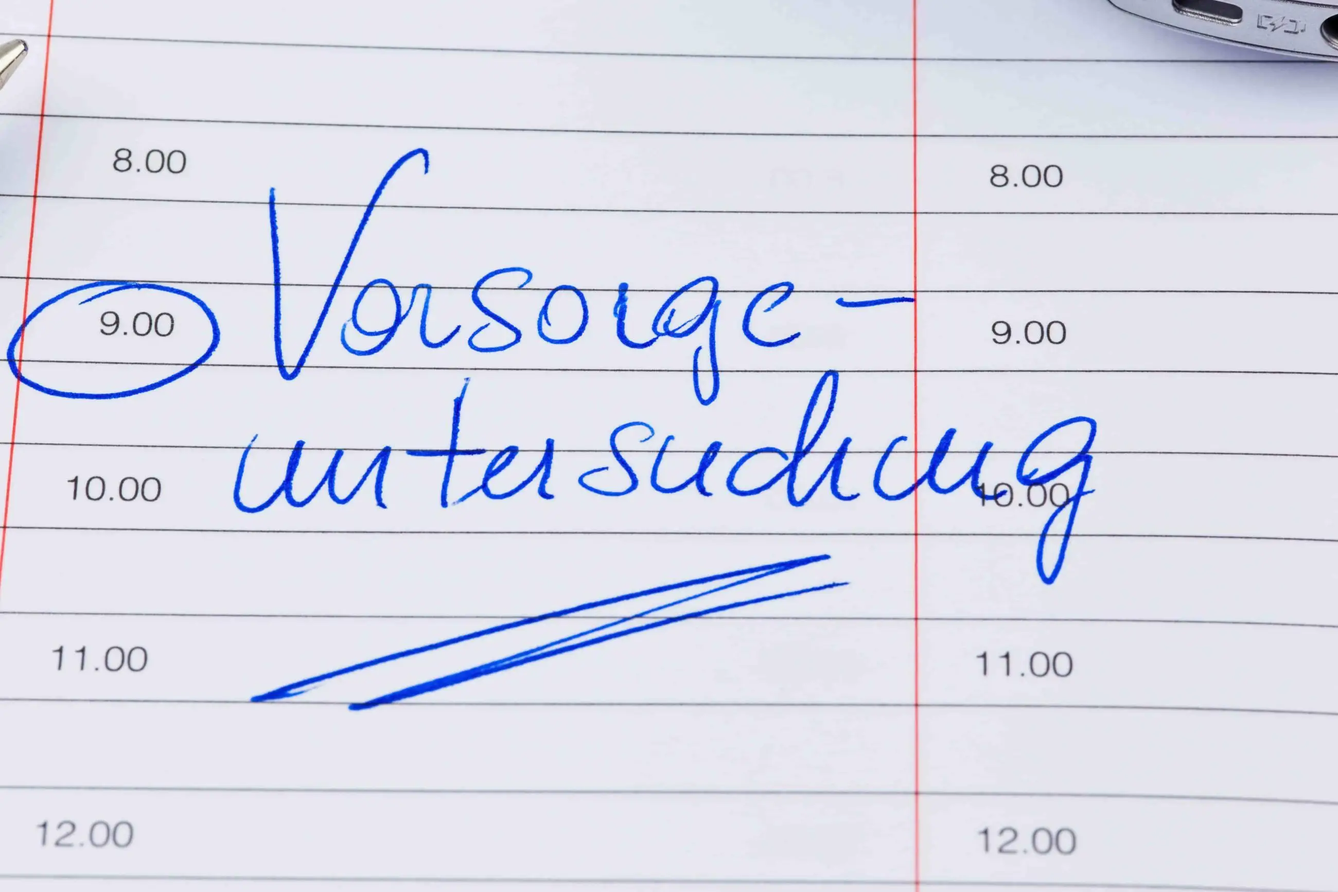 Vorsorgeuntersuchung Vorsorgeuntersuchung